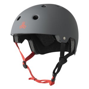 Triple Eight - Dual Certified Helmet EPS Liner Gun Matte - helma Velikost: S/M
