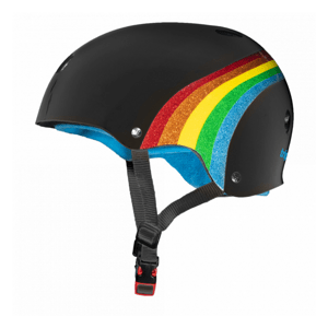 Triple Eight - The Certified Sweatsaver Helmet Rainbow Black - helma Velikost: L/XL