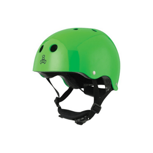 Triple Eight - Lil 8 Dual Certified Helmet EPS Liner Neon Green - helma Velikost: YOUTH