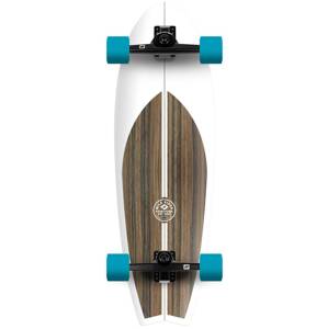 Hydroponic - Fish Classic 2.0 White / Brown 31,5" - Surfskate Délka: 31.5"