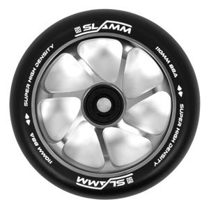 Slamm - Team Wheels - 110 mm - Black/Silver - kolečko 1ks
