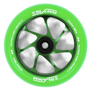 Slamm - Team Wheels - 110 mm - Green - kolečko 1ks