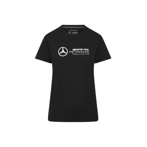 Mercedes AMG Petronas dámské tričko Large Logo black F1 Team 2024 Stichd 701227045001225