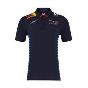 Red Bull Racing pánské polo tričko Driver Sergio Pérez blue F1 Team 2024 Castore TM5886M