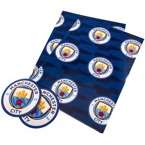 Manchester City balící papír Text Gift Wrap TM-03950