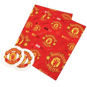 Manchester United balící papír Text Gift Wrap TM-03951