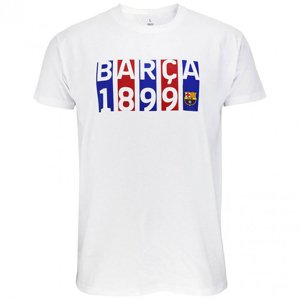 FC Barcelona pánské tričko Flag White 58343