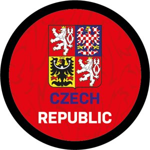 Hokejové reprezentace puk Czech republic logo red 114795