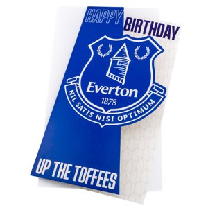 FC Everton blahopřání Crest Birthday Card TM-03929