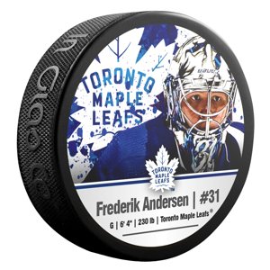 Toronto Maple Leafs puk Frederik Andersen #31 NHLPA 70610