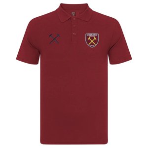 West Ham United pánské polo tričko Crest claret 55262