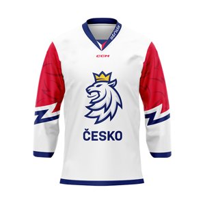 Hokejové reprezentace hokejový dres Czech Republic hockey white CCM 93034