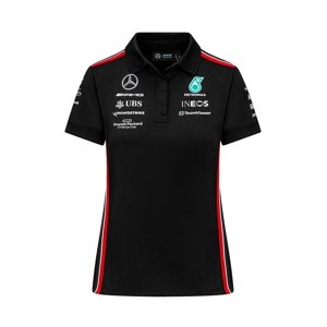 Mercedes AMG Petronas dámské polo tričko official black F1 Team 2023 Stichd 701223407001215