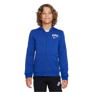 FC Chelsea dětská mikina s kapucí Zip blue Nike 51222