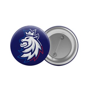 Hokejové reprezentace odznak se špendlíkem Czech Republic logo lion blue 101884