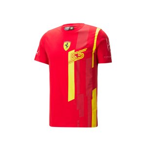 Ferrari pánské tričko Carlos Sainz SE red F1 Team 2023 Puma 701225151001225