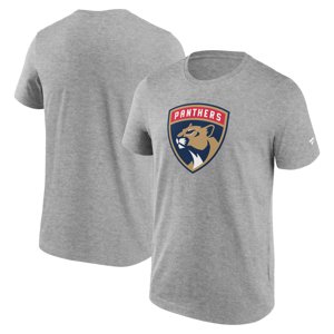 Florida Panthers pánské tričko Primary Logo Graphic T-Shirt Sport Gray Heather Fanatics Branded 105873
