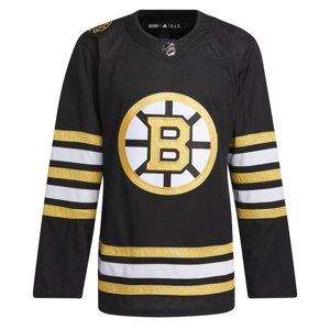 Boston Bruins hokejový dres adidas Black 100th Anniversary Primegreen Authentic Jersey adidas 107217