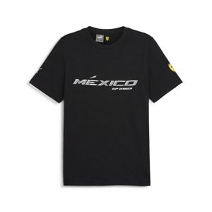 Ferrari pánské tričko Mexico GP black F1 Team 2023 Puma 701227709001235