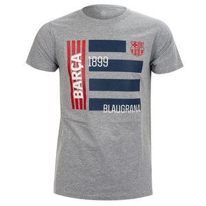 FC Barcelona dětské tričko Blaugrana grey - 8 let