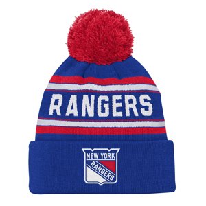 New York Rangers dětská zimní čepice Jacquard Cuffed Knit With Pom 109518
