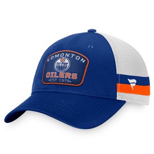 Edmonton Oilers čepice baseballová kšiltovka Fundamental Structured Trucker Fanatics Branded 109767