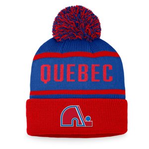 Quebec Nordiques zimní čepice Heritage Beanie Cuff with Pom Fanatics Branded 109890