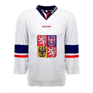 Hokejové reprezentace hokejový dres Czech Republic 2023/24 CCM Fandres replica white CCM 110208