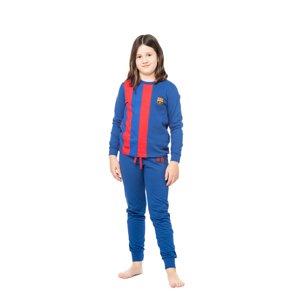 FC Barcelona dětské pyžamo Azul - 7-8 let