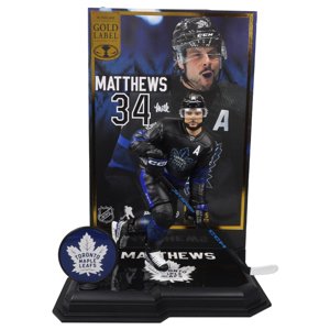 Toronto Maple Leafs figurka Auston Matthews #34 Figure SportsPicks THIRD JERSEY GOLD LABEL 111336