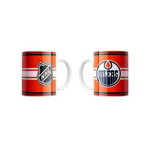 Edmonton Oilers hrníček FaceOff Logo NHL (330 ml) 112030