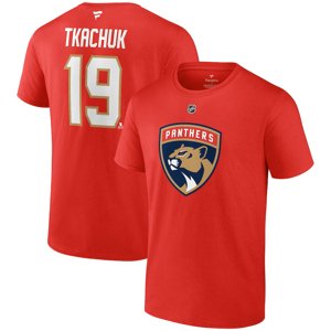Florida Panthers pánské tričko Matthew Tkachuk #19 Authentic Stack Name & Number Fanatics Branded 112222