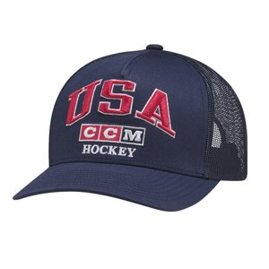 Hokejové reprezentace čepice baseballová kšiltovka USA CCM Meshback Trucker CCM 112273