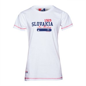 Hokejové reprezentace dámské tričko Slovakia Stars white 112429