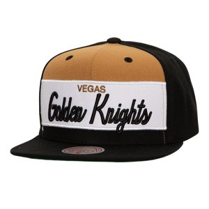 Vegas Golden Knights čepice flat kšiltovka Retro Sport Snapback Vintage Mitchell & Ness 112660