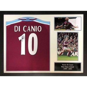 Legendy zarámovaný dres West Ham United FC 2000 Di Canio Signed Shirt (Framed) TM-04647