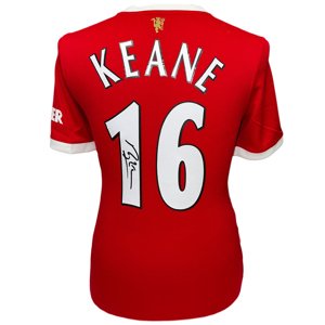 Legendy fotbalový dres Manchester United FC 2020-2022 Keane Signed Shirt TM-04650