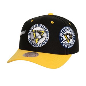 Pittsburgh Penguins čepice flat kšiltovka Overbite Pro Snapback Vntg 113661