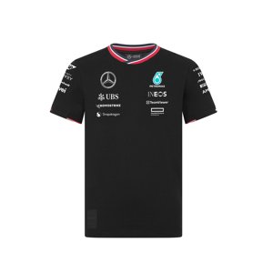 Mercedes AMG Petronas dětské tričko Driver black F1 Team 2024 Stichd 701227960001128
