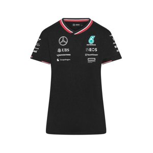 Mercedes AMG Petronas dámské tričko Driver black F1 Team 2024 Stichd 701227951002225