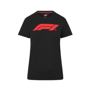 Formule 1 dámské tričko Logo black 2024 Puma 701229125001215