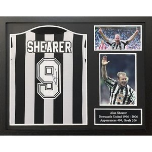 Legendy zarámovaný dres Newcastle United FC 1996-2006 Shearer Signed Shirt (Framed) TM-04988